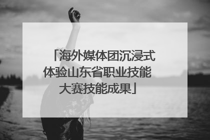 海外媒体团沉浸式体验山东省职业技能大赛技能成果